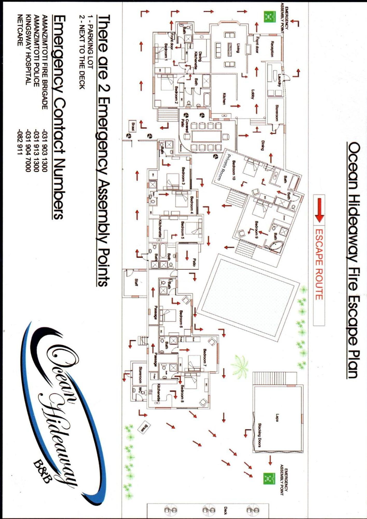 Ocean Hideaway Bed And Breakfast Amanzimtoti Kültér fotó